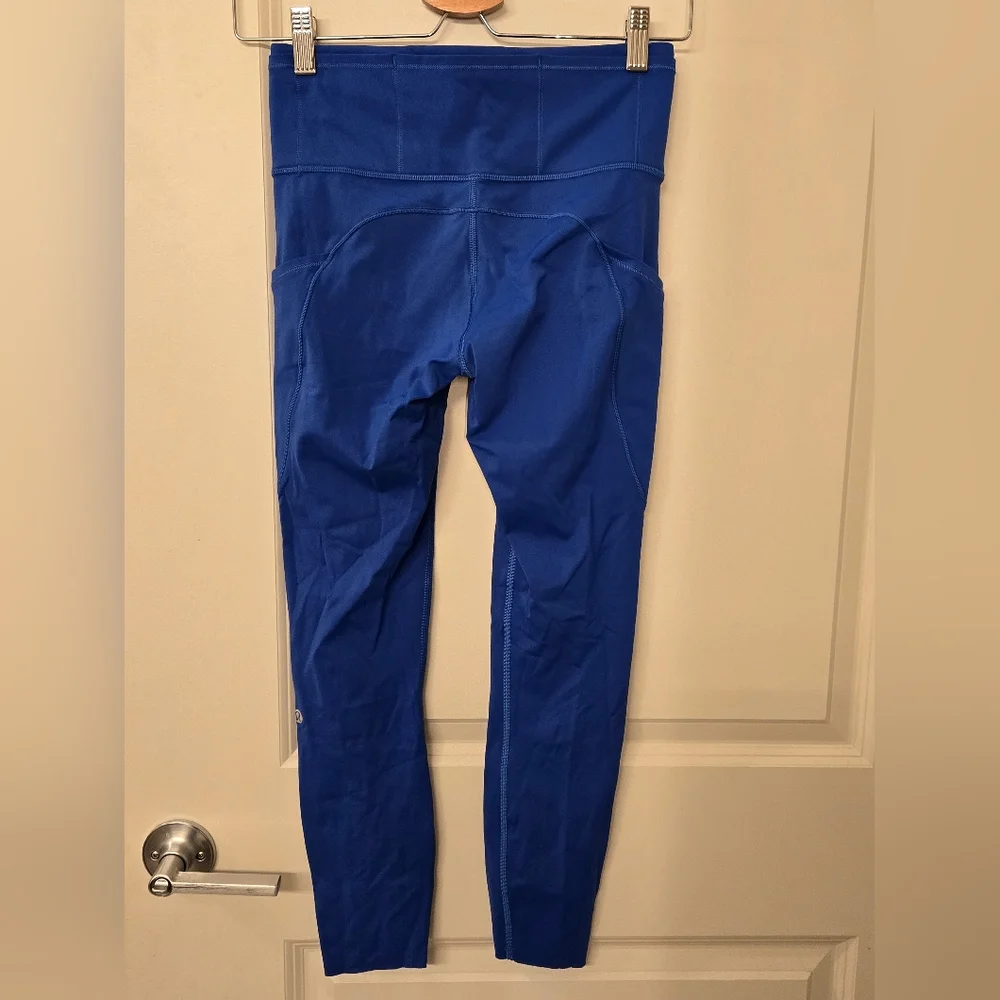Lululemon Fast and Free High-Rise Tight 25" *Nulux (Symphony Blue) - Picture 2 of 9